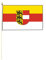 Stockflagge/Stockfahne KÄRNTEN mit Wappen Flagge/Fahne ca. 30 x 45 cm mit ca. 60cm Stab/Stock