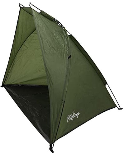 Michigan 1/2 Person Olive Fishing Bivvy Beach Sea Coarse Shelter Tent