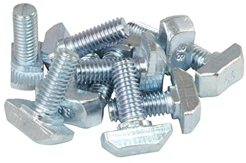 100x Hammerschraube Nut 8 - Typ B - M6 x 16 mm, Steg 1,5 mm, Stahl verzinkt