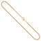 EDELIND Goldkette 750 Gold Halskette 1,2mm Länge 42cm Kette Gelbgold ohne Anhänger Schlangenkette Echtgold inkl Schmuck Geschenk Box Made in Germany