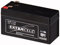 EXTRACELL Batteria al Piombo Ricaricabile SIGILLATA 12 Volt 1,3 Ah Marca