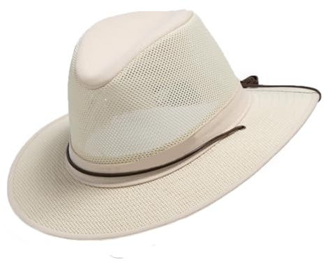 Henschel Hats Aussie Breezer 5310 Baumwoll-Mesh, Naturmütze, Größe M