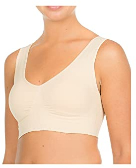 Magic Bodyfashion Damen Comfort Bra BH, Beige (Latte 4923), X-Large