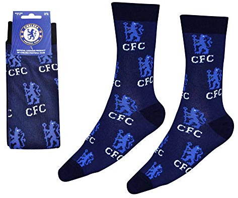FVLFIL Chelsea FC Football Crest Socks