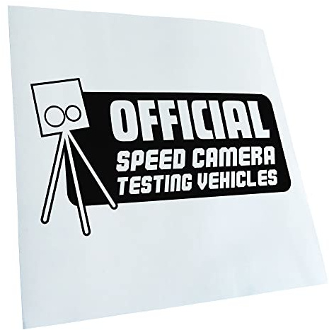 Kiwistar - Autoaufkleber - Official Speed Caera Aufkleber für Auto, Laptop, Fahrrad, LKW, Motorrad Mehrfarbig JDM Decal Racing