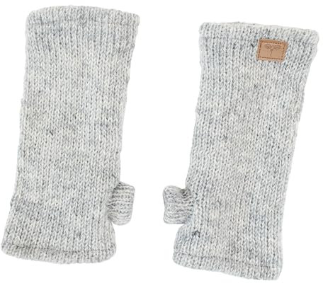 Handgearbeitete Pulswärmer (grau)