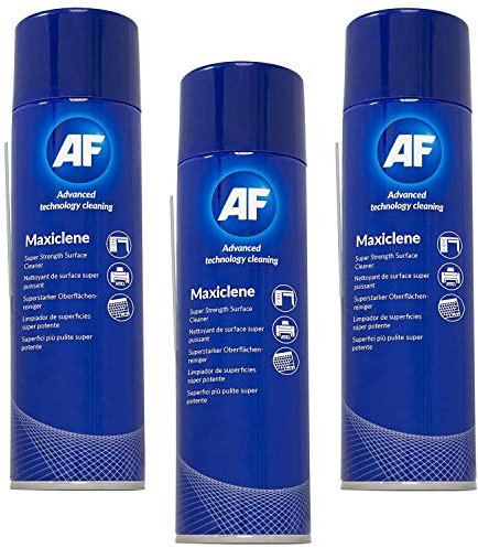 AF - Lote de 3 aerosoles MAXICLENE 400 ml espuma de limpieza potente