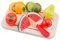 New Classic Toys Ensemble de fruits en bois pour la coupe Jeu d’Imitation Éducative pour Enfants