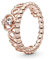 PANDORA Princess Tiara Crown Ring in Roségold mit 14 Karat rosévergoldete Metalllegierung und Cubic Zirkonia Steinen Moments Collection, Größe 54