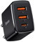 Baseus Cargador rápido Compacto 2 USB + USB-C 30W Negro