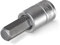 TENGTOOLS 68200609 Tengtools Llaves de Vaso, Hexagonales 1/2, 10mm Tamaño, 55.0mm Largo