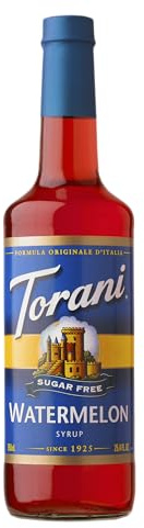 Torani Sugar Free Watermelon Syrup, 750 ml