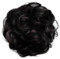 CAISHA Haarteil Haargummi Hochsteckfrisuren Brautfrisuren Voluminös Gelockt Unordentlich Dutt Kunstfaser DM15cm Schwarz Dunkelrot Mix G35A