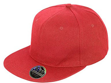 Result Core Core Bronx original flat peak-snapback cap Red