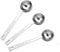 Jasni Stainless Steel 1 Tablespoon Measuring Coffee Scoop Spoon, Set of 3