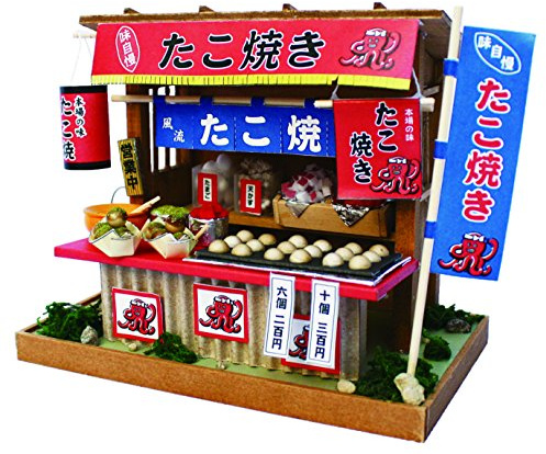 Billy Handmade Dollhouse Kit Showa Stand Kit Takoyaki Shop 8539 (Japan Import)