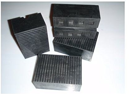 Gummiauflage Gummiklotz Gummiblock 02 für Hebebühnen 180x120x80 mm Satz (4 STK)