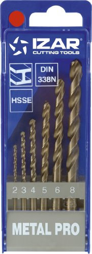 Izar M80334 - Juego de brocas cilindricas cobalto hssco 338