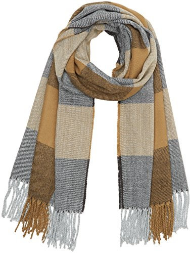 VERO MODA Damen VMCHICKA Long Scarf NOOS Schal, Mehrfarbig (Kangaroo), One Size