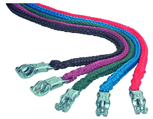 Führstrick mit Panikhaken blau