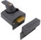 Yale P-BS1-DMG-PB-60, BS1 British Standard Nightlatch, 60 mm, Metallic Finish, High Security Approved by Insurance Companies, Dark Metallic Gray