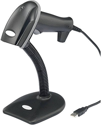 Riotec Renkforce LS6300E Kit Barcode Kabelgebunden 1D Laser Schwarz Hand-Scanner USB