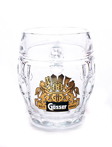 GÖSSER BIER KRÜGERL, Bier Krüge Augenkanne 6 Stück mit jeweils 0,5 Liter