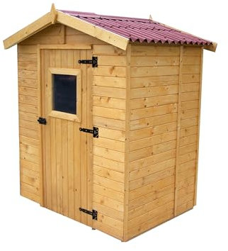 Abri En Panneaux Avec Plancher 2.61 M2 Bois Naturel - ED 1612.01