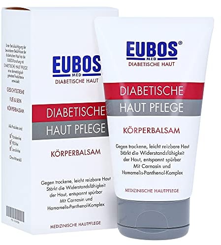 EUBOS Diabetische Haut Pflege Körperbalsam Anti Xerosis,150ml