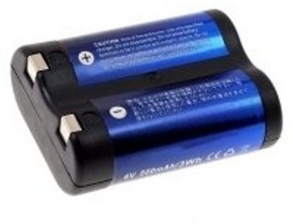 Heib Qualitätsakku – Akku für Sanyo Typ 2CR5 - Li-Ion - 6V - 500mAh