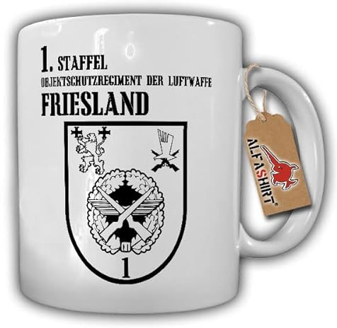 1 Staffel Objektschutzregiment der Luftwaffe Friesland ObjSRgtLw - Tasse #17994