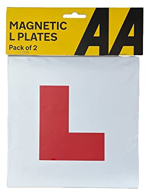 AA Magnetic L Plate, White, Pack of 2