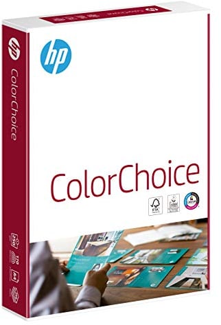 HP Color-Choice Farblaserpapier, Druckerpapier CHP756 – 250 g, DIN-A4, 250 Blatt, extraglatt, hochweiß – Für brillante Farben