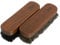 Supreme Shoe Care Horse Hair Brushes for Buffing and Polishing Double Pack. Made in Germany, FSA Approved