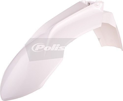 POLISPORT 8573600002 - Guardabarros delantero réplica OEM fabricado en plástico brillante duradero y resistente compatible con motocicletas KTM en color blanco