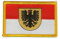 Flaggenfritze Flaggen Aufnäher Deutschland Stadt Dortmund Fahne Patch + gratis Aufkleber
