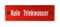 BBV Emaille Schild Kein Trinkwasser 12,5x4 cm wetterfest und lichtecht Emailleschild Wasser Trinken