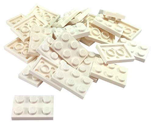 LEGO Bricks City 3021 – Iron 2 x 3 Pivots, Pack of 10, White