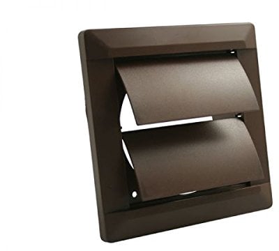 Marley Selbsttätige Verschlussklappe für außen 125 mm Durchmesser braun