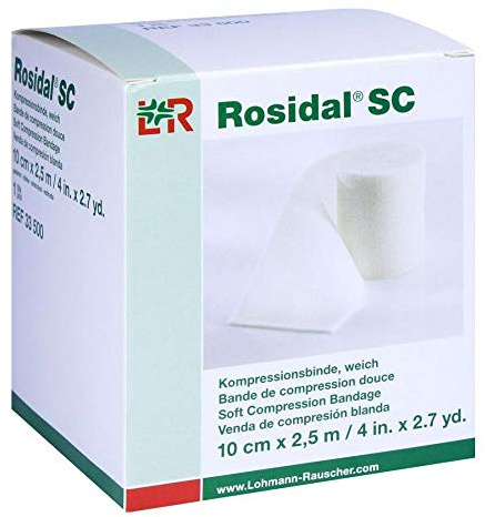 Rosidal SC Kompressionsbinde Weich 10 cmx2,5 m, 1 St