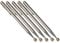 MS-Warenvertrieb 5-stk. Teleskop-Magnetheber, verchromt, Hemd-Clip, 560 mm, 900g, Silber, Rund, Hebewerkzeug