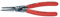 Knipex 75080 225mm Internal Straight Tip Circlip Pliers 40-100mm Capacity