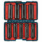 Bosch 27286 1/2 in. Shank 9-Piece Assorted Set with Brute Tough Case Impact Tough Deep Well Sockets for Applications in High Torque Driving and Fastening
