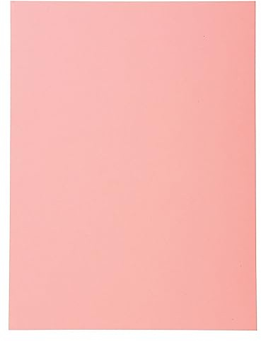 Exacompta 420003E 100er Pack Aktendeckel Forever® 170 g/m2 Aus Recycling-Karton für DIN A4 Blauer Engel ideal für die lose Blatt-Ablage rosa Sammelmappe Dokumentenmappe