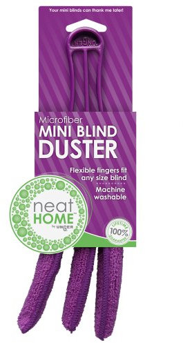 Unger 963260 C Neathome – Limpiador de Microfibra Ciegos, Mini, Color Blanco y Morado