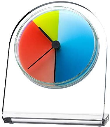 Rainbow emotion of colours Petriplex Classic, Acryl Tisch- und Regal Uhr (Buffetuhr)