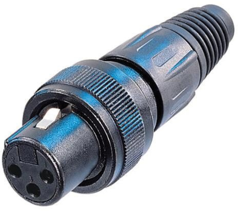 Neutrik NC3FX-SPEC Female 3 Pin XLR Line Socket With Locking Ring and Bronze Contacts