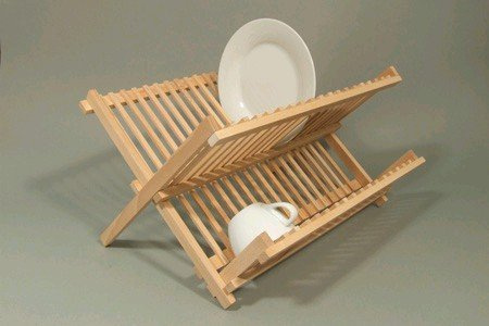 Plate Rack Drainer Beech Wood Standard Draining Board