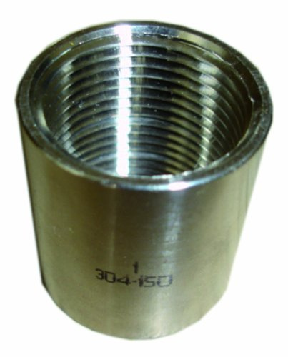 Sirocco Edelstahl Fitting V2A Muffe glatt, IG-IG, 1 Zoll