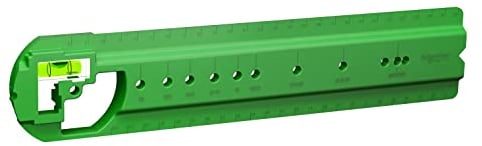 Schneider Electric - Multifix Air - gabarit de marquage et niveau à bulle - vert - IMT35043